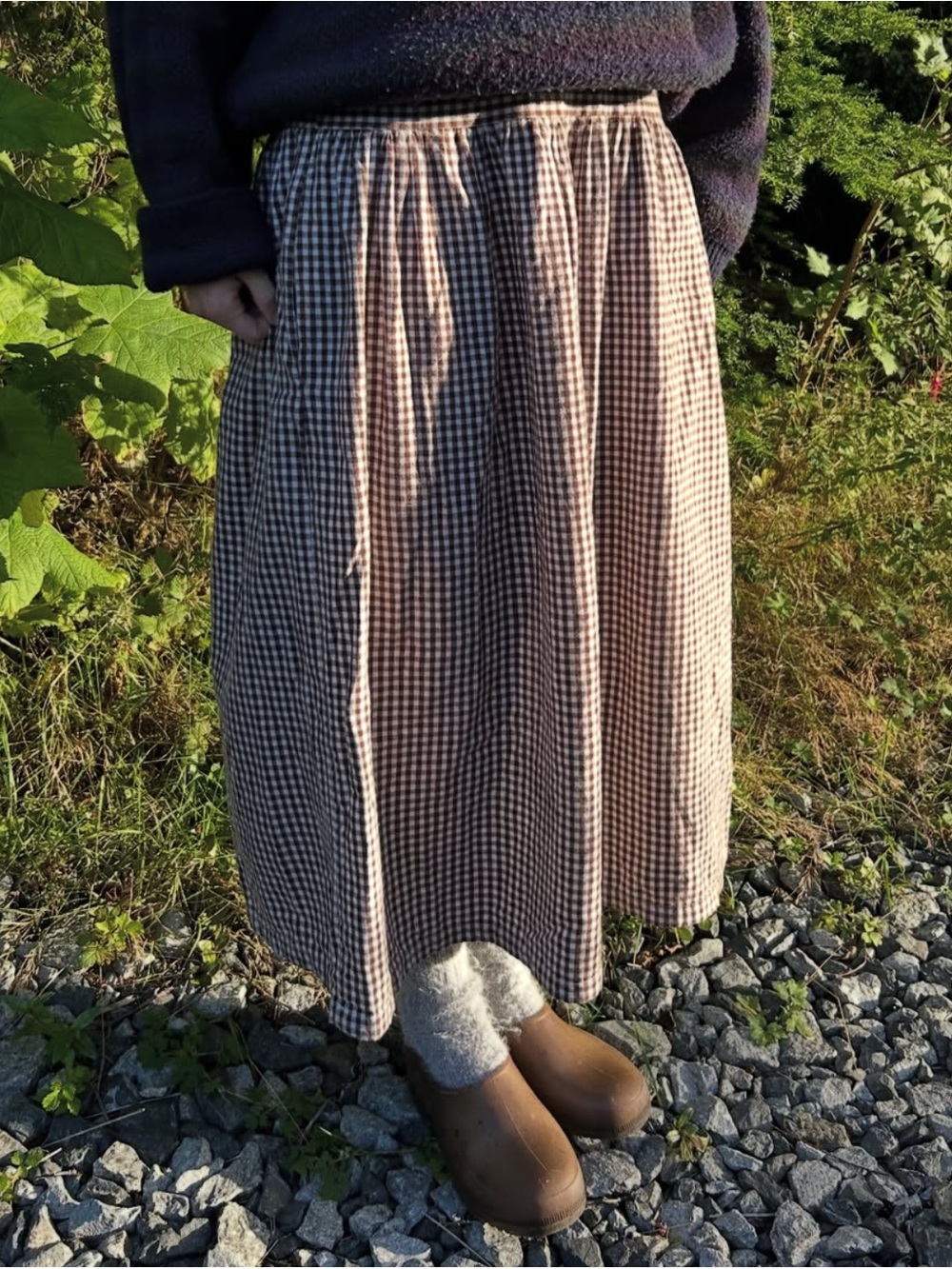 Gingham Soren Skirt - Picture 2 of 4